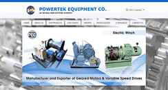 Desktop Screenshot of powertekindia.com
