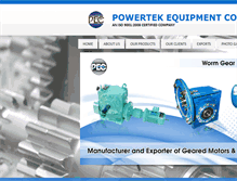 Tablet Screenshot of powertekindia.com